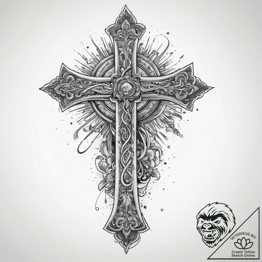 Tattoo sketch clay, concept art for tattoo, o... - tattoo sketch (№1759351685_0, 01.10.2025 20:48) — tattoovalue.net