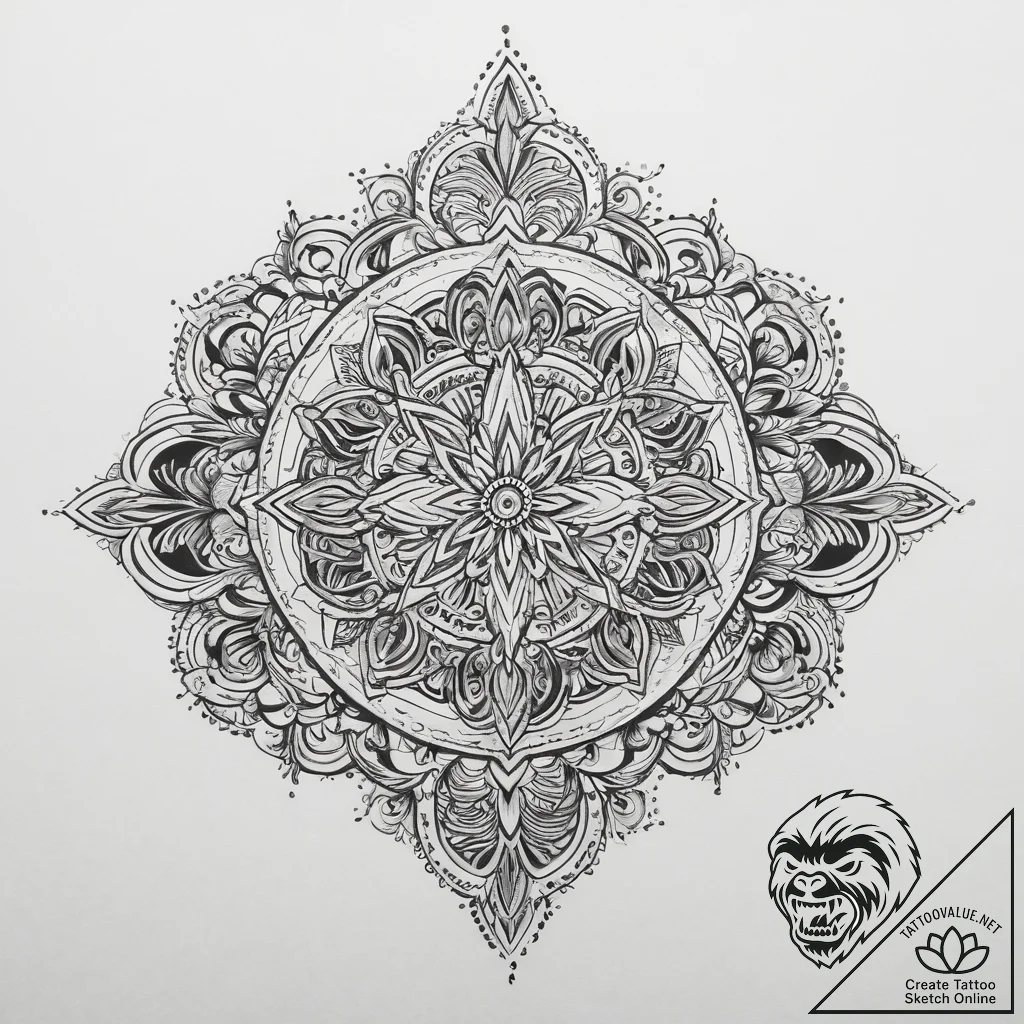 Tattoo sketch a symbolic idea, tattoo flash s... - tattoo sketch (№1759352882_0, 01.10.2025 21:08) — tattoovalue.net