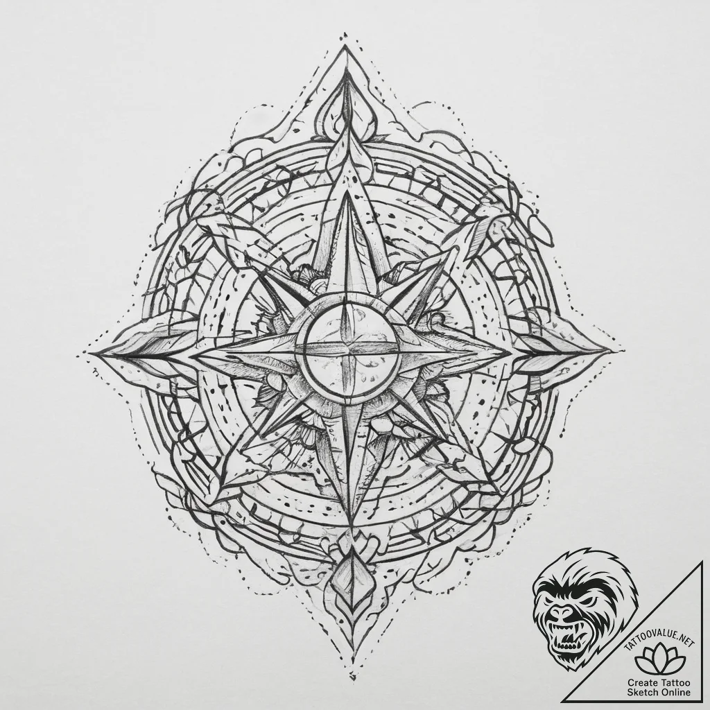 Tattoo sketch cosmic lore, tattoo sketch desi... - tattoo sketch (№1759353080_0, 01.10.2025 21:11) — tattoovalue.net