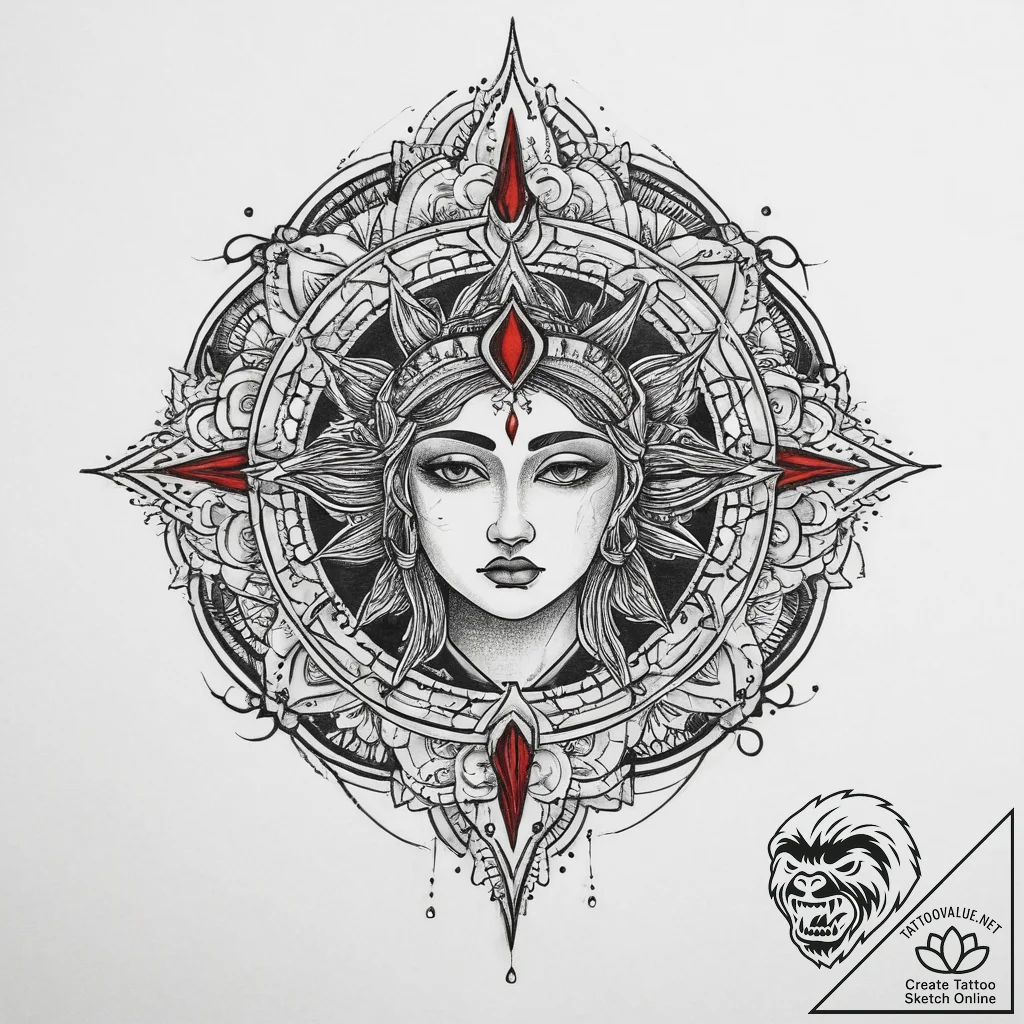 Tattoo sketch sacred soul, tattoo sketch desi... - tattoo sketch (№1759363005_0, 01.10.2025 23:56) — tattoovalue.net