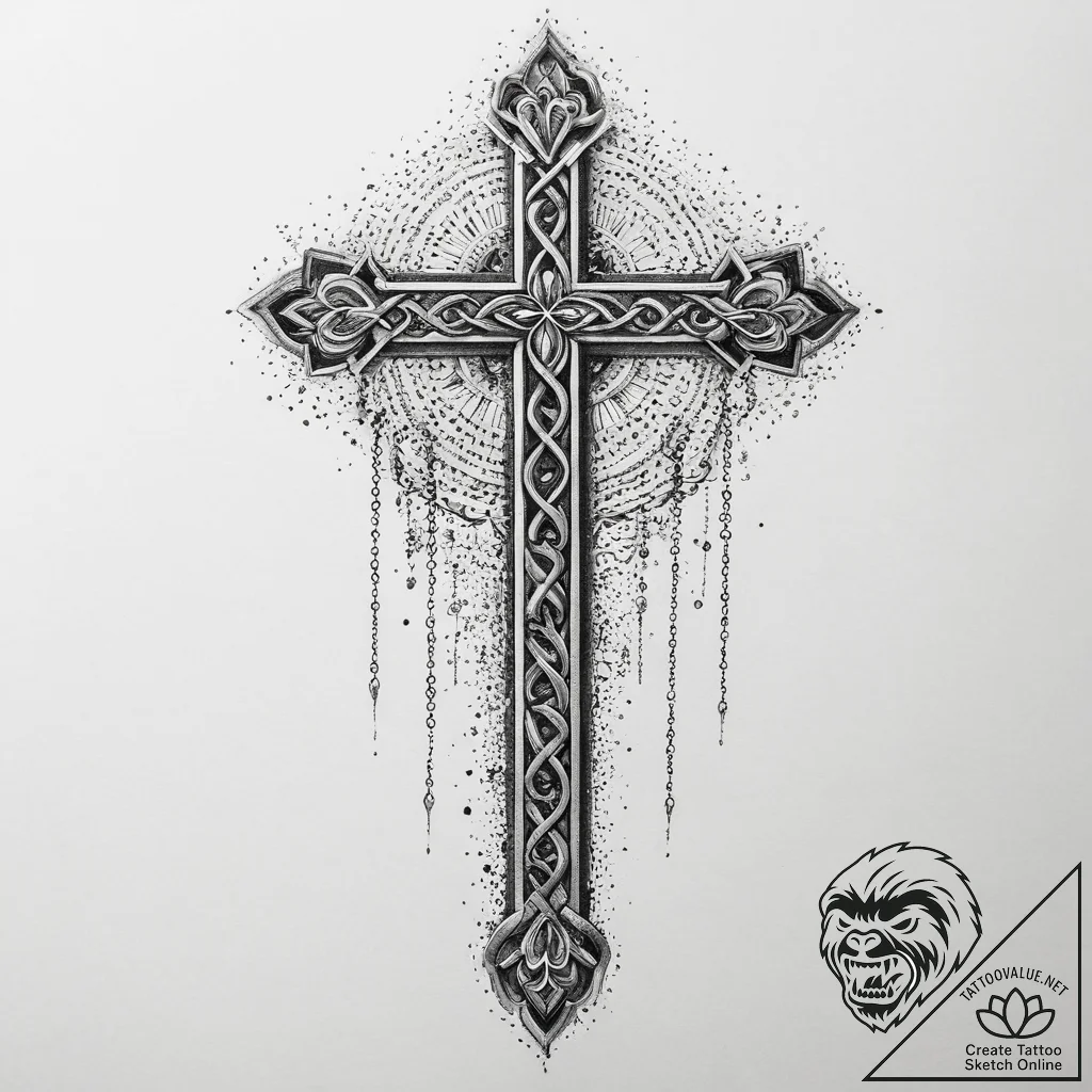 Tattoo sketch chain, tattoo sketch design, on... - tattoo sketch (№1759364993_0, 02.10.2025 00:29) — tattoovalue.net