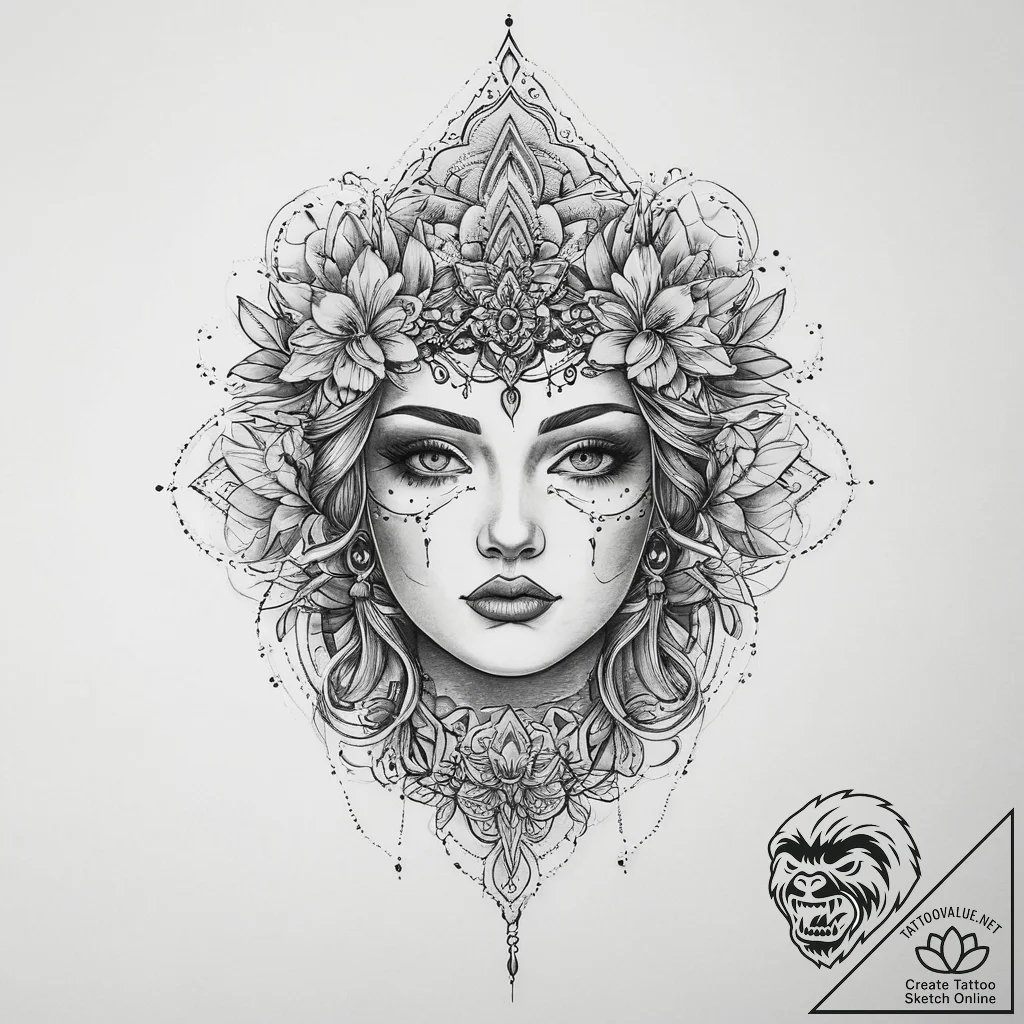 Tattoo sketch mood, tattoo drawing outline, f... - tattoo sketch (№1759365591_0, 02.10.2025 00:39) — tattoovalue.net