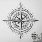 Tattoo sketch compass, tattoo drawing outline… – tattoo sketch (№1759366192_0, 02.10.2025 00:49) — tattoovalue.net