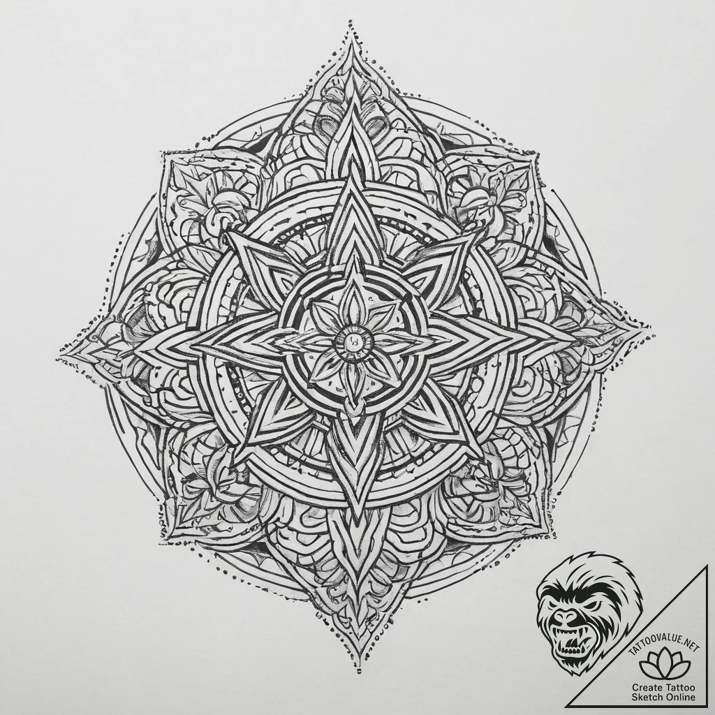 Tattoo sketch nature, concept art for tattoo,... - tattoo sketch (№1759371171_0, 02.10.2025 02:12) — tattoovalue.net