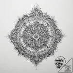 Tattoo sketch cosmic representation, artistic… – tattoo sketch (№1759371368_0, 02.10.2025 02:16) — tattoovalue.net