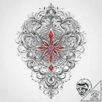 Tattoo sketch rank insignia, ink illustration… – tattoo sketch (№1759371566_0, 02.10.2025 02:19) — tattoovalue.net