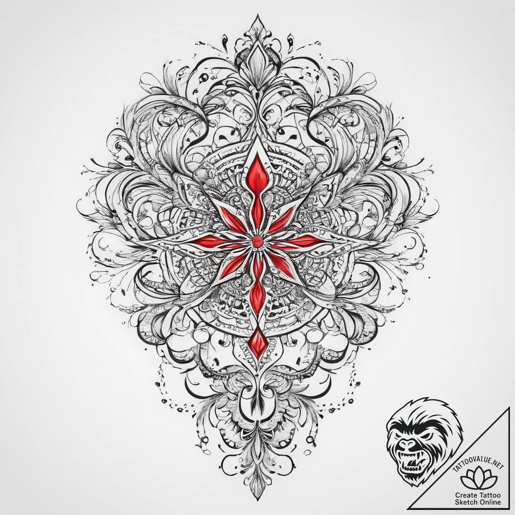 Tattoo sketch rank insignia, ink illustration... - tattoo sketch (№1759371566_0, 02.10.2025 02:19) — tattoovalue.net