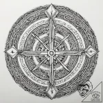 Tattoo sketch full elder futhark runic circle… – tattoo sketch (№1759377526_0, 02.10.2025 03:58) — tattoovalue.net