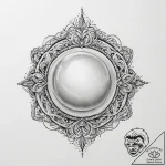 Tattoo sketch pearl tattoo – tattoo sketch (№1759378724_0, 02.10.2025 04:18) — tattoovalue.net