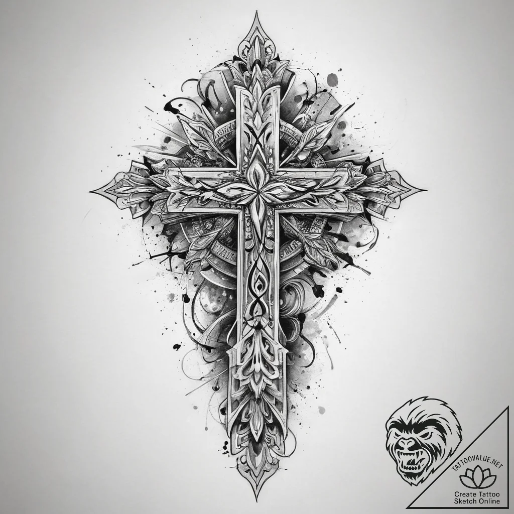 Tattoo sketch fake, tattoo flash sheet design... - tattoo sketch (№1759379322_0, 02.10.2025 04:28) — tattoovalue.net