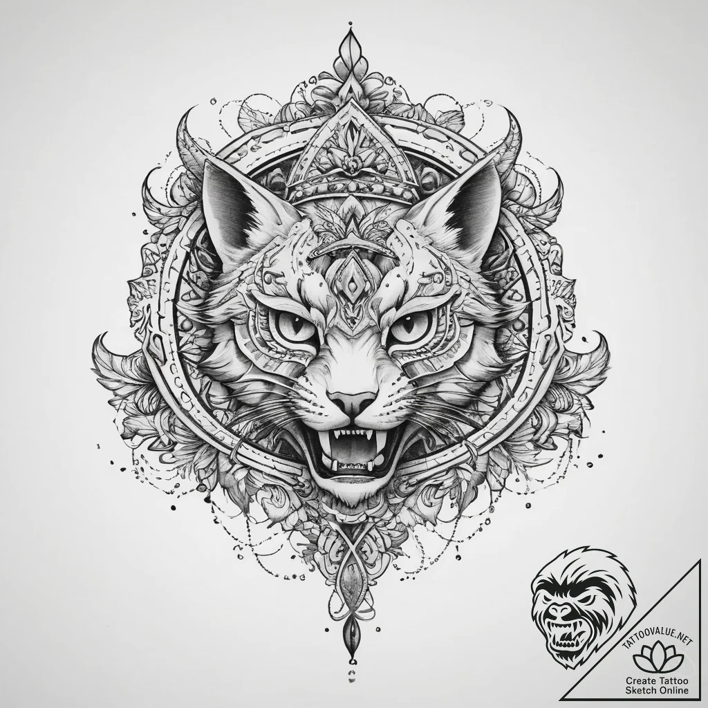 Tattoo sketch permit - tattoo sketch (№1759380713_0, 02.10.2025 04:51) — tattoovalue.net