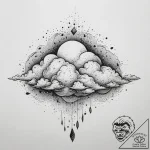 Tattoo sketch узор в виде облаков, tattoo fla… – tattoo sketch (№1759381111_0, 02.10.2025 04:58) — tattoovalue.net