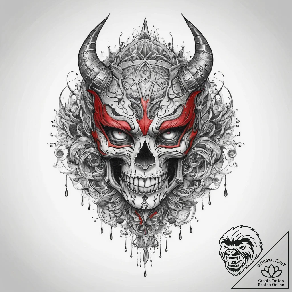 Tattoo sketch fantasy, ink illustration for t... - tattoo sketch (№1759383101_0, 02.10.2025 05:31) — tattoovalue.net