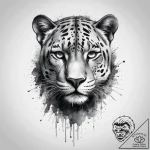 Tattoo sketch panther shadow, tattoo flash sh… – tattoo sketch (№1759383501_0, 02.10.2025 05:38) — tattoovalue.net