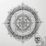 Tattoo sketch cosmic past, concept art for ta… – tattoo sketch (№1759383897_0, 02.10.2025 05:44) — tattoovalue.net