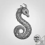 Tattoo sketch puns a worm that says “i’m a wo… – tattoo sketch (№1759386087_0, 02.10.2025 06:21) — tattoovalue.net