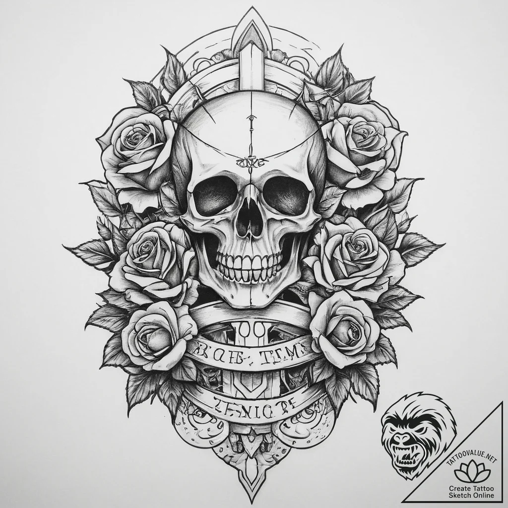 Tattoo sketch tower, concept art for tattoo,... - tattoo sketch (№1759386481_0, 02.10.2025 06:28) — tattoovalue.net