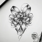 Tattoo sketch ribbon tattoo – tattoo sketch (№1759387077_0, 02.10.2025 06:37) — tattoovalue.net