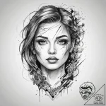 Tattoo sketch brownie helping, tattoo line ar… – tattoo sketch (№1759387673_0, 02.10.2025 06:47) — tattoovalue.net