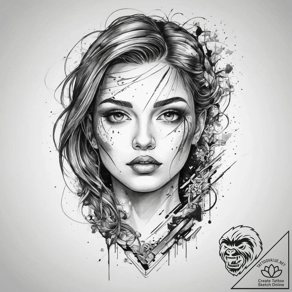 Tattoo sketch brownie helping, tattoo line ar... - tattoo sketch (№1759387673_0, 02.10.2025 06:47) — tattoovalue.net