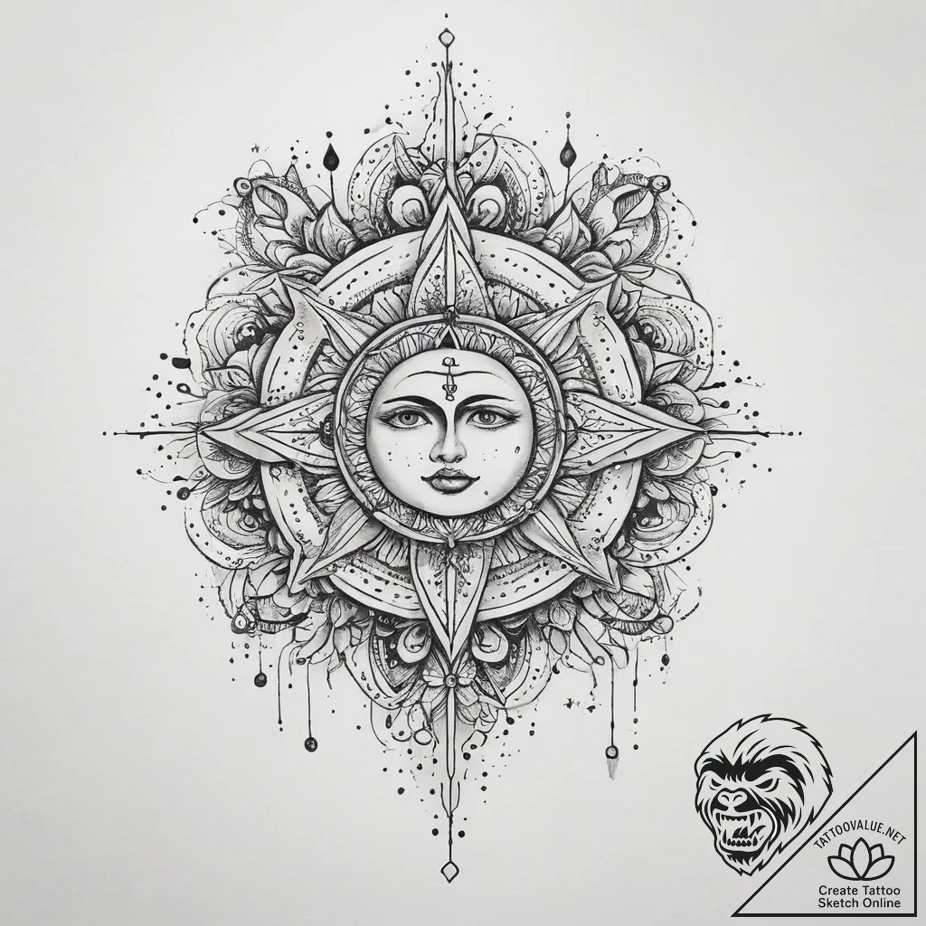 Tattoo sketch holy current, tattoo drawing ou... - tattoo sketch (№1759388273_0, 02.10.2025 06:57) — tattoovalue.net