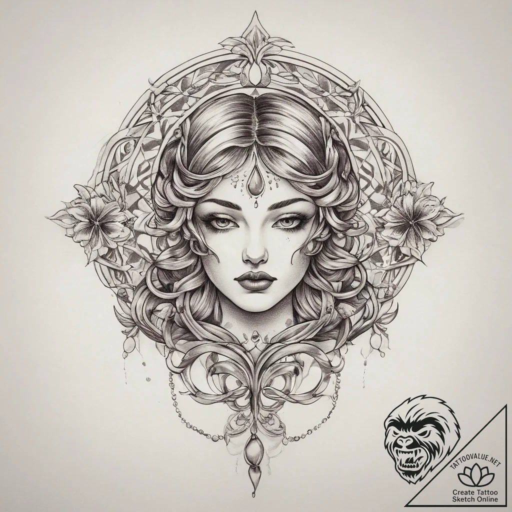Tattoo sketch a symbolic place, tattoo drawin... - tattoo sketch (№1759392250_0, 02.10.2025 08:04) — tattoovalue.net