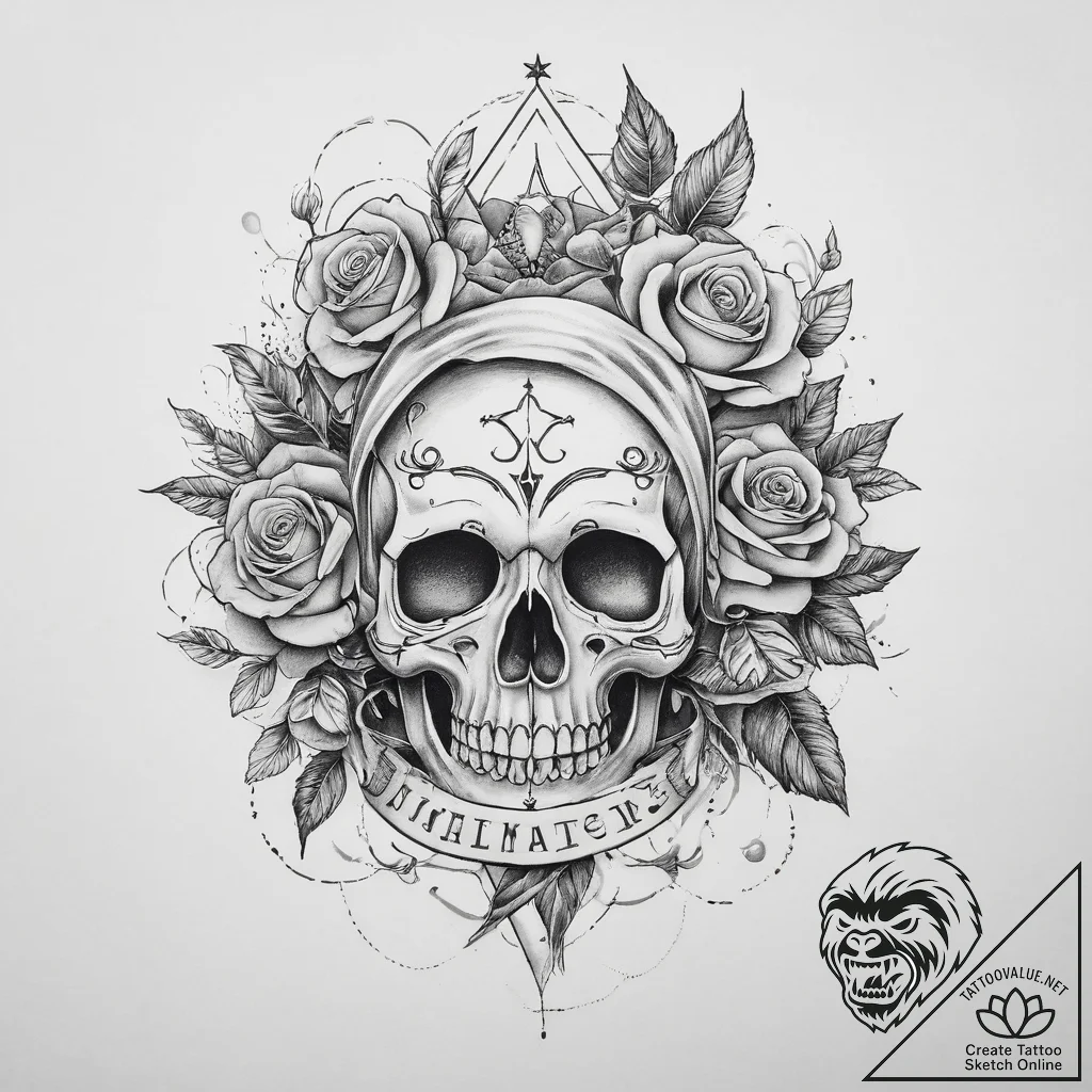 Tattoo sketch puns a nightingale that says "i... - tattoo sketch (№1759392448_0, 02.10.2025 08:07) — tattoovalue.net