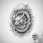 Tattoo sketch nam myoho renge kyo, ink illust… – tattoo sketch (№1759393641_0, 02.10.2025 08:27) — tattoovalue.net