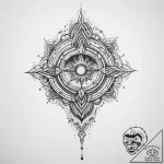 Tattoo sketch cosmic fount – tattoo sketch (№1759397767_0, 02.10.2025 09:36) — tattoovalue.net