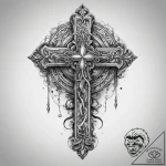 Tattoo sketch mystical chord, ink illustratio… – tattoo sketch (№1759399554_0, 02.10.2025 10:05) — tattoovalue.net