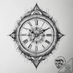 Tattoo sketch watch with a clock, concept art… – tattoo sketch (№1759399749_0, 02.10.2025 10:09) — tattoovalue.net