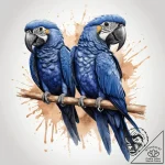 Tattoo sketch hyacinth macaw, tattoo sketch d… – tattoo sketch (№1759400337_0, 02.10.2025 10:18) — tattoovalue.net