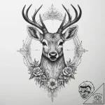 Tattoo sketch elegant doe tattoo, tattoo draw… – tattoo sketch (№1759407318_0, 02.10.2025 12:15) — tattoovalue.net