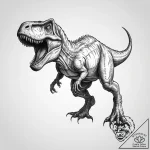 Tattoo sketch jurassic park t-rex silhouette,… – tattoo sketch (№1759408116_0, 02.10.2025 12:28) — tattoovalue.net