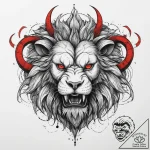 Tattoo sketch manticore, tattoo line art, tra… – tattoo sketch (№1759409617_0, 02.10.2025 12:53) — tattoovalue.net