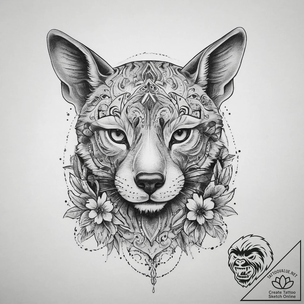 Tattoo sketch cute animal tattoo, tattoo draw... - tattoo sketch (№1759412780_0, 02.10.2025 13:46) — tattoovalue.net