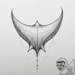 Tattoo sketch manta ray, tattoo line art, min… – tattoo sketch (№1759414175_0, 02.10.2025 14:09) — tattoovalue.net