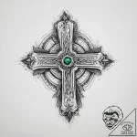 Tattoo sketch emerald, tattoo drawing outline… – tattoo sketch (№1759414773_0, 02.10.2025 14:19) — tattoovalue.net