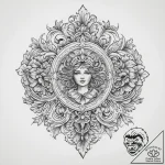Tattoo sketch узор в стиле рококо, concept ar… – tattoo sketch (№1759420094_0, 02.10.2025 15:48) — tattoovalue.net