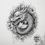 Tattoo sketch crow, tattoo line art, black an… – tattoo sketch (№1759420889_0, 02.10.2025 16:01) — tattoovalue.net
