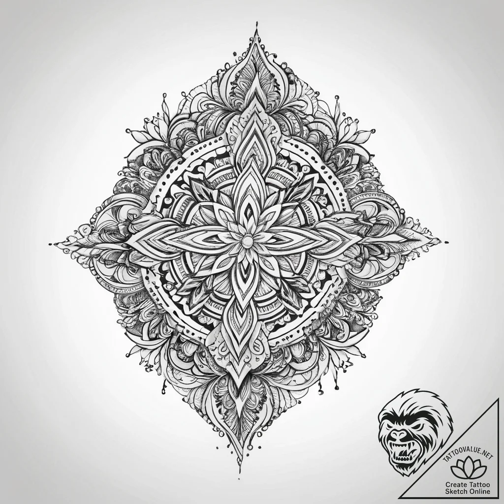 Tattoo sketch a symbolic idea, tattoo flash s... - tattoo sketch (№1759421877_0, 02.10.2025 16:17) — tattoovalue.net