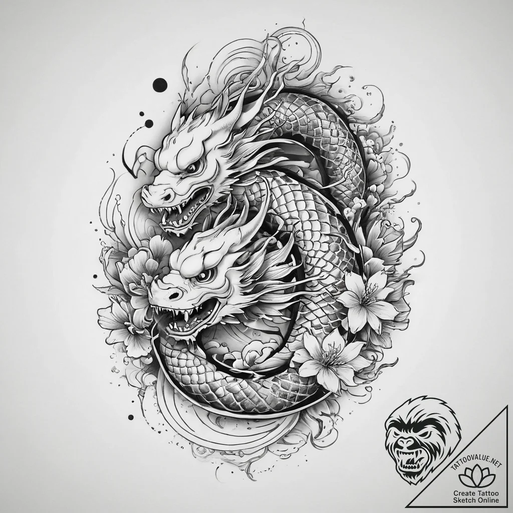 Tattoo sketch pacu, artistic tattoo sketch, i... - tattoo sketch (№1759426211_0, 02.10.2025 17:30) — tattoovalue.net