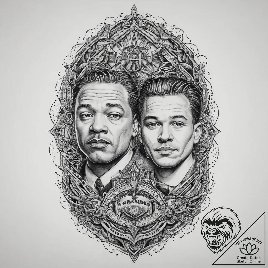 Tattoo sketch the shawshank redemption poster... - tattoo sketch (№1759427997_0, 02.10.2025 17:59) — tattoovalue.net