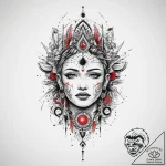 Tattoo sketch spiritual dimension, tattoo lin… – tattoo sketch (№1759428589_0, 02.10.2025 18:09) — tattoovalue.net