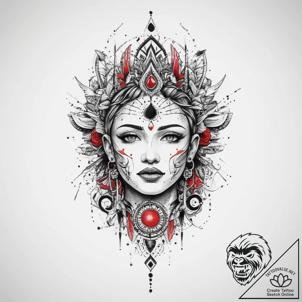 Tattoo sketch spiritual dimension, tattoo lin... - tattoo sketch (№1759428589_0, 02.10.2025 18:09) — tattoovalue.net