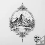 Tattoo sketch desert, tattoo flash sheet desi… – tattoo sketch (№1759430579_0, 02.10.2025 18:42) — tattoovalue.net