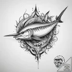 Tattoo sketch marlin, tattoo drawing outline,… – tattoo sketch (№1759430973_0, 02.10.2025 18:49) — tattoovalue.net