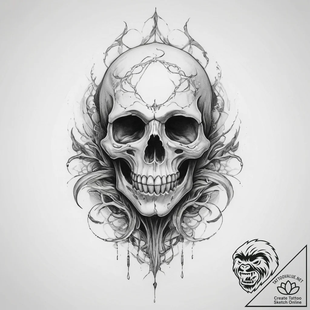 Tattoo sketch ghost - tattoo sketch (№1759431170_0, 02.10.2025 18:52) — tattoovalue.net