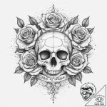 Tattoo sketch cosmic spring, tattoo sketch de… – tattoo sketch (№1759433152_0, 02.10.2025 19:25) — tattoovalue.net