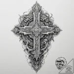 Tattoo sketch bronze, concept art for tattoo,… – tattoo sketch (№1759433743_0, 02.10.2025 19:35) — tattoovalue.net